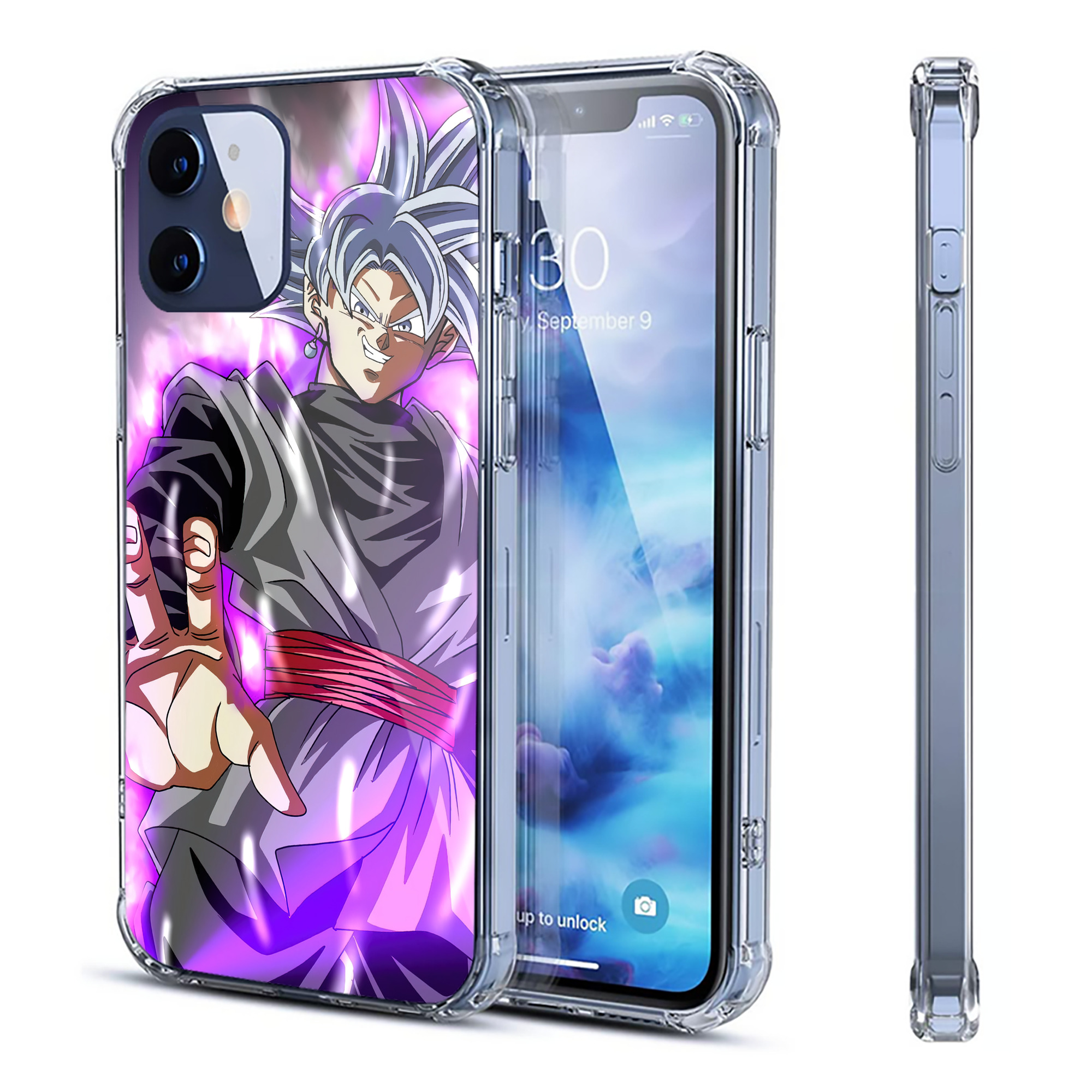 （画像用） ドラゴンボール DRAGON BALL 【iPhone 12シリーズ対応】透明スマホケース（クリアソフトケース）